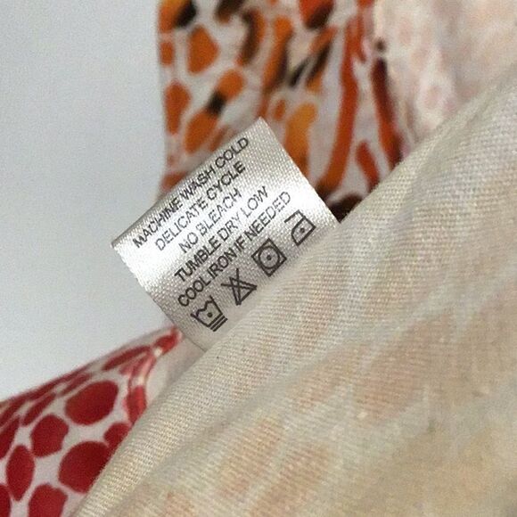 Erin by Erin Fetherson Women’s Multi Color Zipper Jacket Top Animal Large Petite - Picture 9 of 9